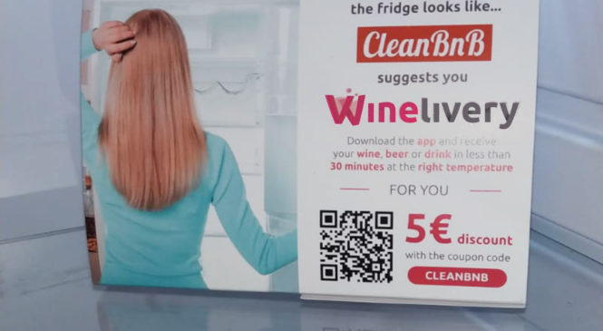 Dalla collaborazione tra Winelivery e CleanBnB nasce il concetto di Minibar 4.0 per tutti gli affitti di breve durata!